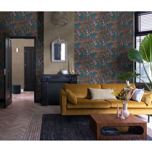 Tapete Braun, Gold, Kupfer Rasch Vliestapete (538342)