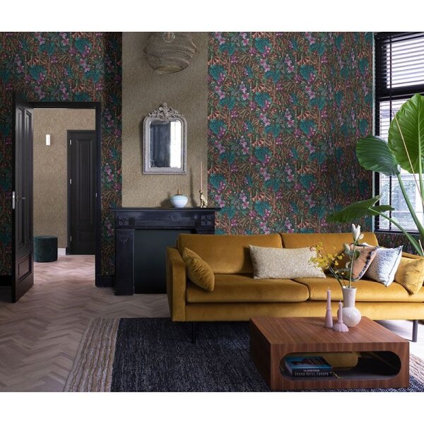 Tapete Braun, Gold, Kupfer Rasch Vliestapete (538342)