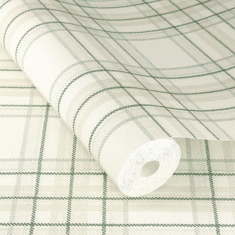 Tapete Beige, Creme, Grün Rasch Vliestapete (537437)