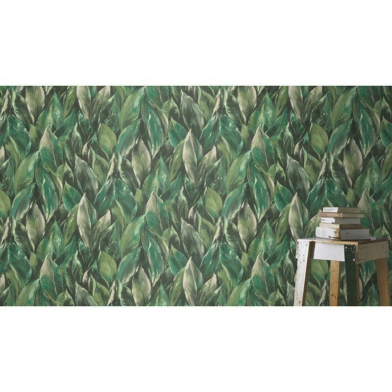 Tapete Grün Rasch Vliestapete (537345)