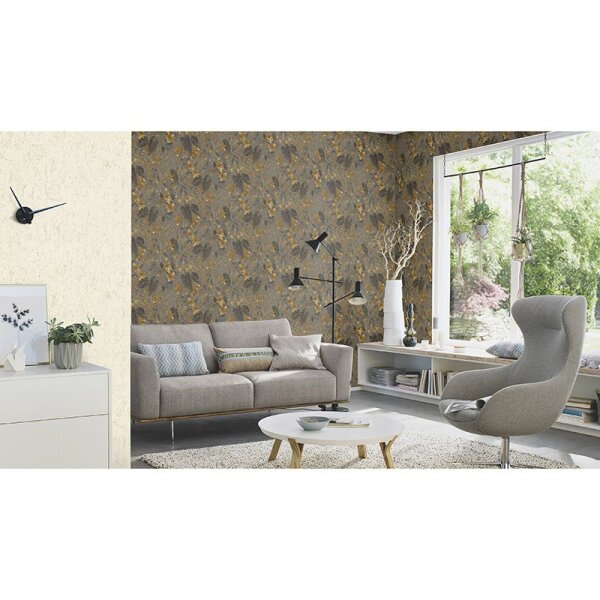 Tapete Braun, Grau, Silber Rasch Vliestapete (538229)