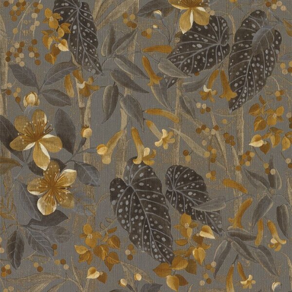 Tapete Braun, Grau, Silber Rasch Vliestapete (538229)