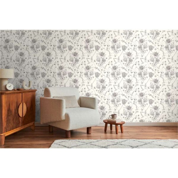 Tapete Schwarz-Weiß livingwalls Vliestapete (394272)