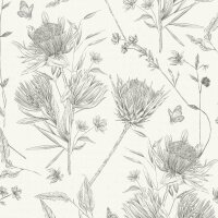 Tapete Schwarz-Wei&szlig; livingwalls Vliestapete (394272)