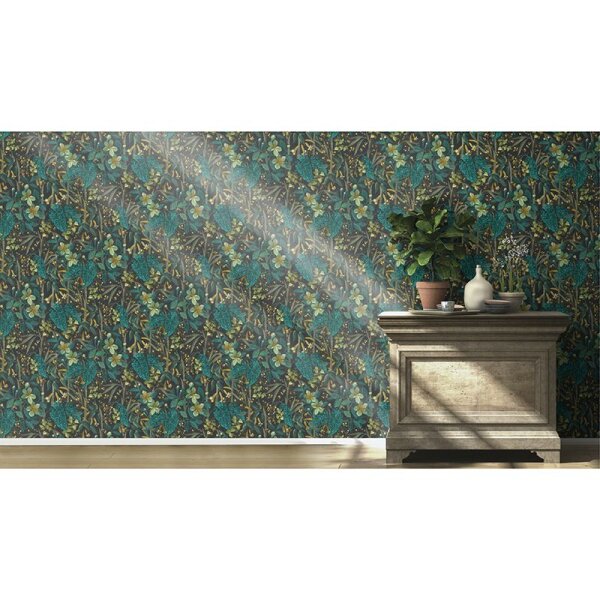Tapete Blau, Grün, Petrol Rasch Vliestapete (538243)