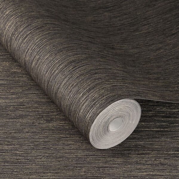 Tapete Gold, Kupfer, Schwarz, Anthrazit Rasch Vliestapete (844443)