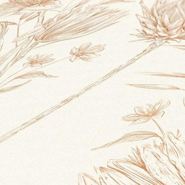 Tapete Braun, Weiß livingwalls Vliestapete (394271)