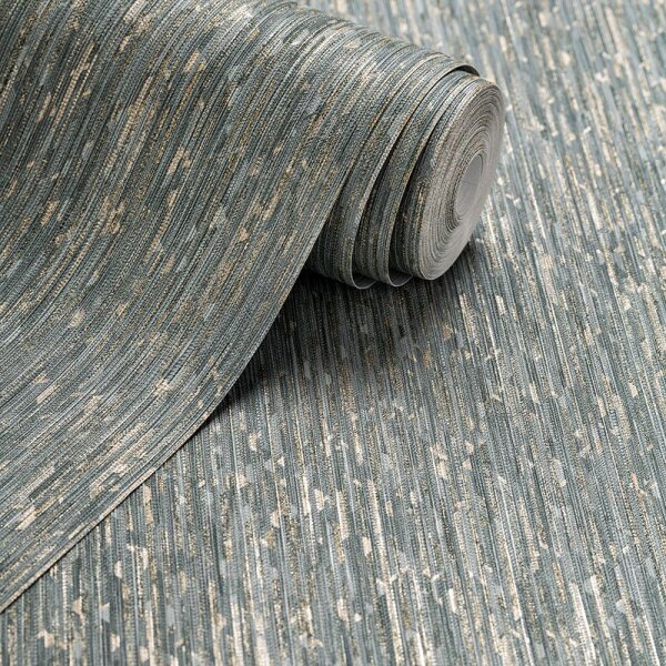 Tapete Gold, Kupfer, Grün Rasch Vliestapete (844245)