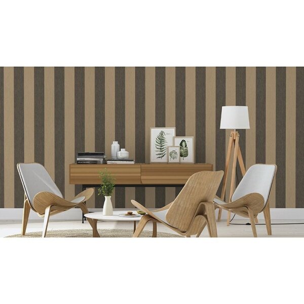 Tapete Braun, Schwarz, Anthrazit Rasch Vliestapete (844030)