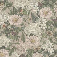 Tapete Gr&uuml;n, Rosa, Wei&szlig; livingwalls...