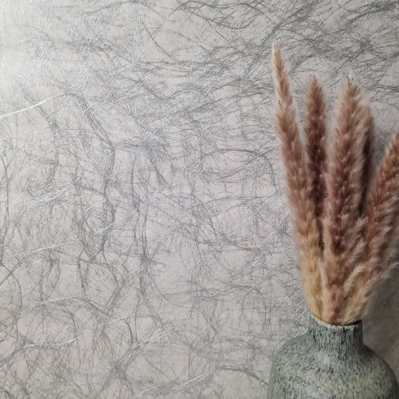 Tapete Grau, Silber SALE Rasch Textil Textiltapete 072104