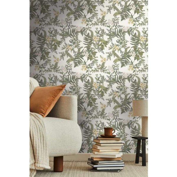 Tapete Grün, Weiß livingwalls Vliestapete (394243)