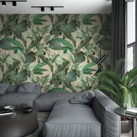 Digitaldruck-Tapete Braun, Gr&uuml;n Marburg (34198)