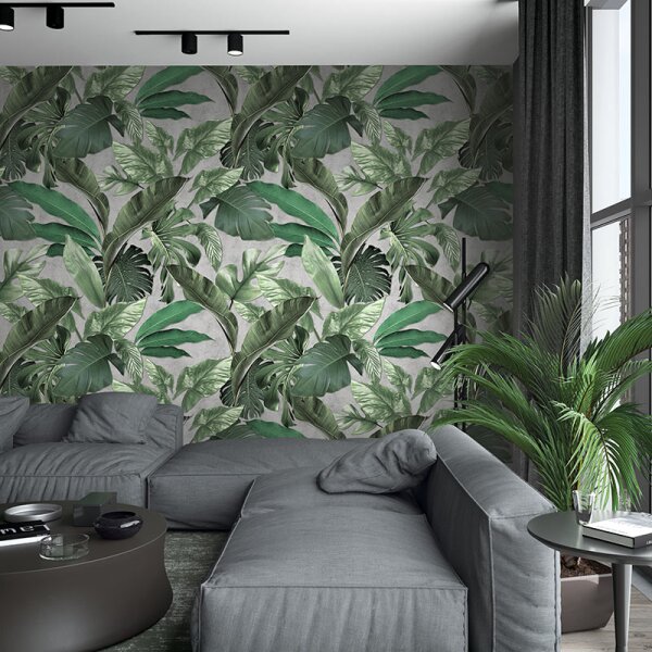 Digitaldruck-Tapete Grau, Silber, Grün Marburg (34197)