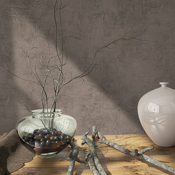 Tapete Braun, Grau, Silber Marburg Vliestapete (34188)
