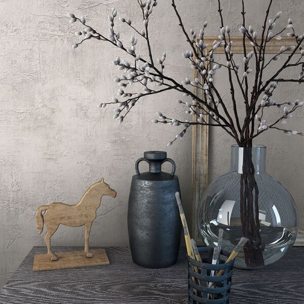 Tapete Grau, Silber Marburg Vliestapete (34186)