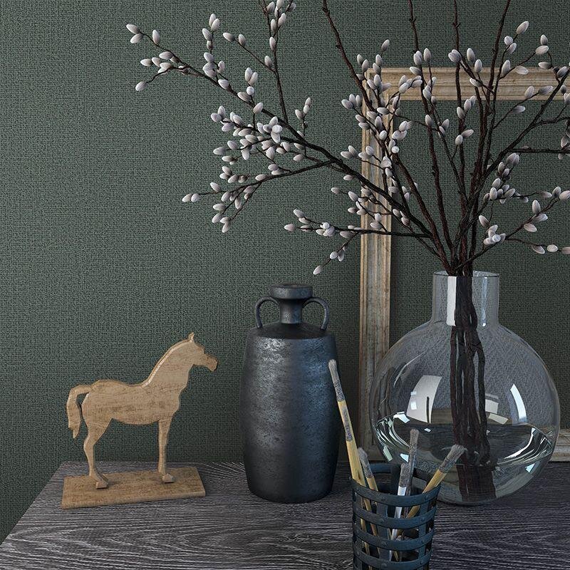 Tapete Grau, Silber, Grün Marburg Vliestapete (34180)