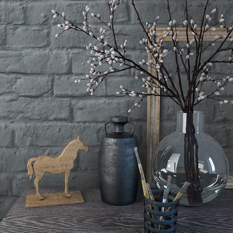 Tapete Grau, Silber Marburg Vliestapete (34170)