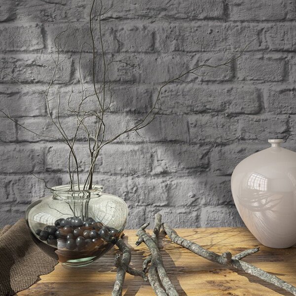 Tapete Grau, Silber Marburg Vliestapete (34168)