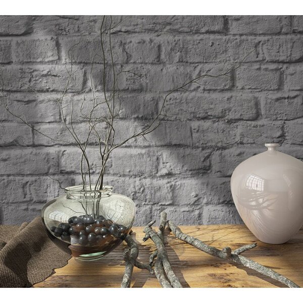 Tapete Grau, Silber Marburg Vliestapete (34168)