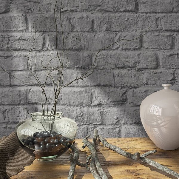 Tapete Grau, Silber Marburg Vliestapete (34168)