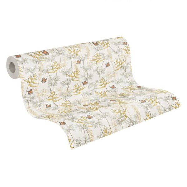 Tapete Grün, Weiß livingwalls Vliestapete (394231)