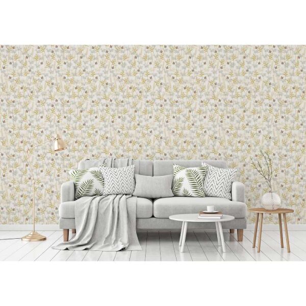 Tapete Grün, Weiß livingwalls Vliestapete (394231)