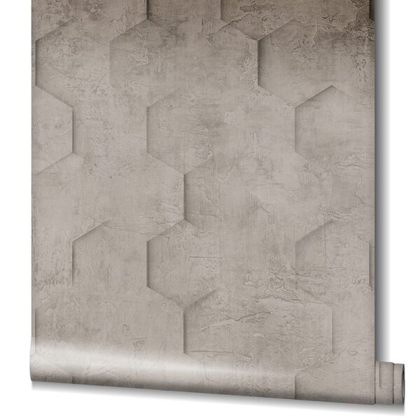 Tapete Braun, Grau, Silber Marburg Vliestapete (34162)