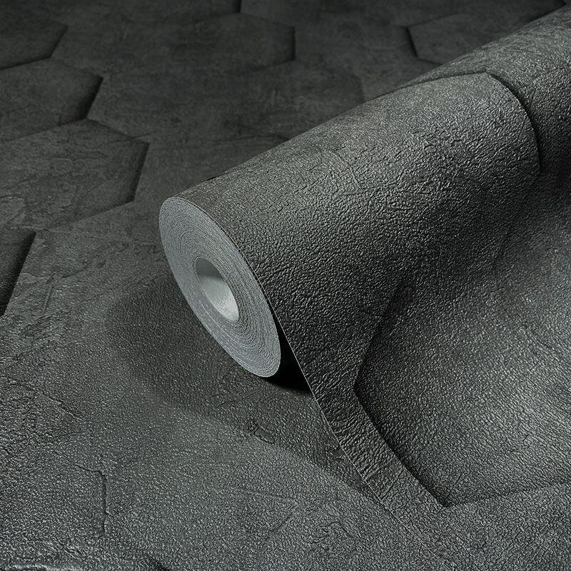 Tapete Grau, Silber, Schwarz, Anthrazit Marburg Vliestapete (34161)