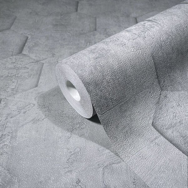 Tapete Grau, Silber Marburg Vliestapete (34160)