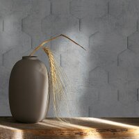 Tapete Grau, Silber Marburg Vliestapete (34160)