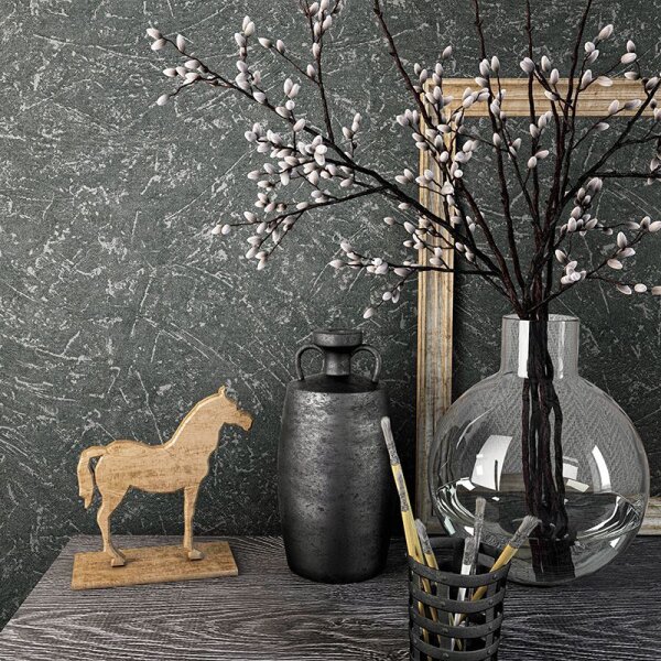 Tapete Grau, Silber Marburg Vliestapete (34156)