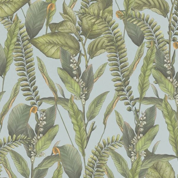 Tapete Blau, Grün livingwalls Vliestapete (394133)