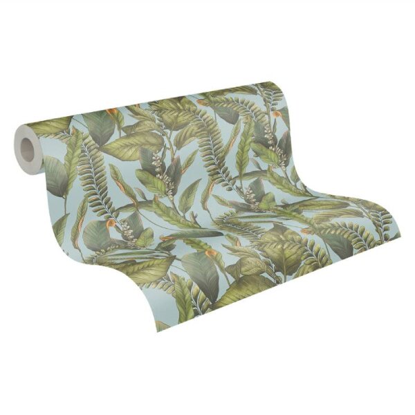 Tapete Blau, Grün livingwalls Vliestapete (394133)