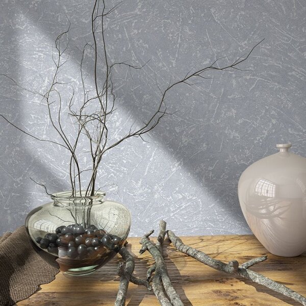 Tapete Grau, Silber Marburg Vliestapete (34153)