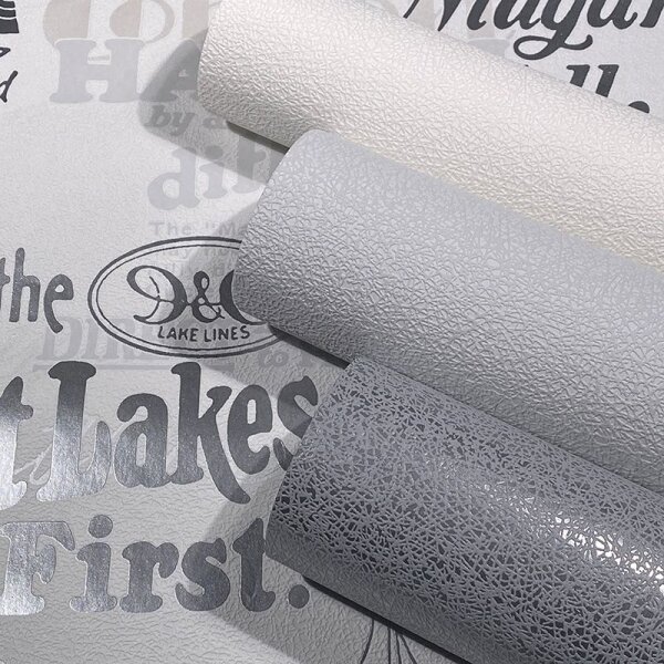 Tapete Grau, Silber, Weiß Novamur Vliestapete (82327)