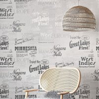 Tapete Grau, Silber, Wei&szlig; Novamur Vliestapete (82327)