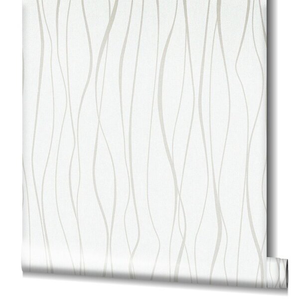 Tapete Beige, Creme, Weiß Novamur Vliestapete (82319)