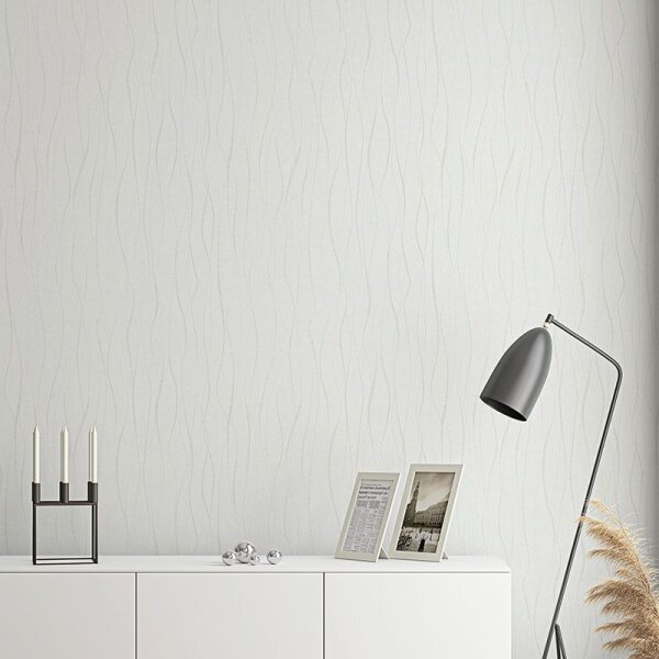 Tapete Weiß Novamur Vliestapete (82318)