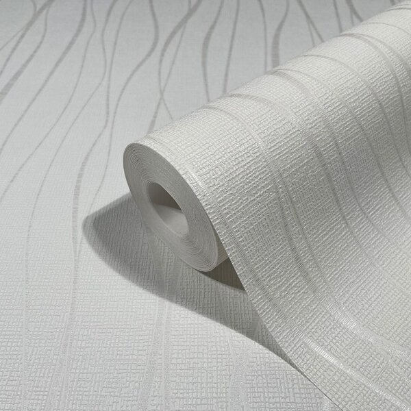 Tapete Weiß Novamur Vliestapete (82318)