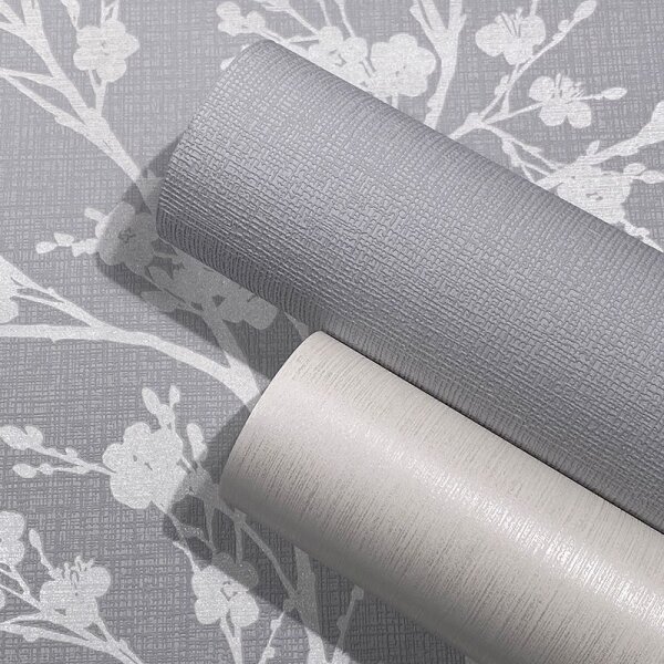 Tapete Grau, Silber Novamur Vliestapete (82315)