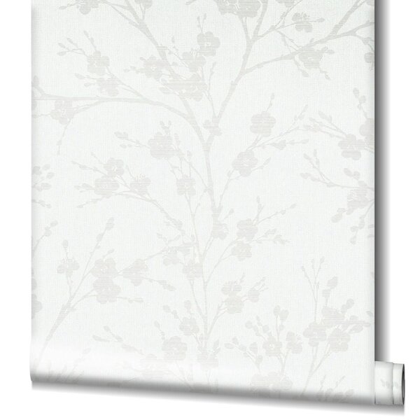 Tapete Beige, Creme, Weiß Novamur Vliestapete (82313)