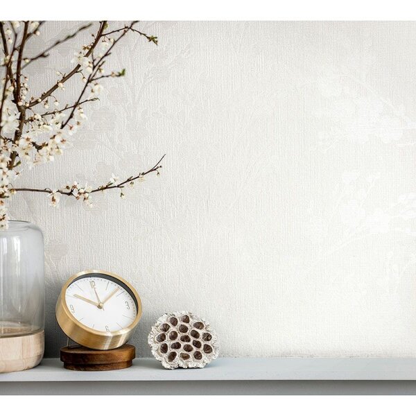 Tapete Beige, Creme, Weiß Novamur Vliestapete (82313)