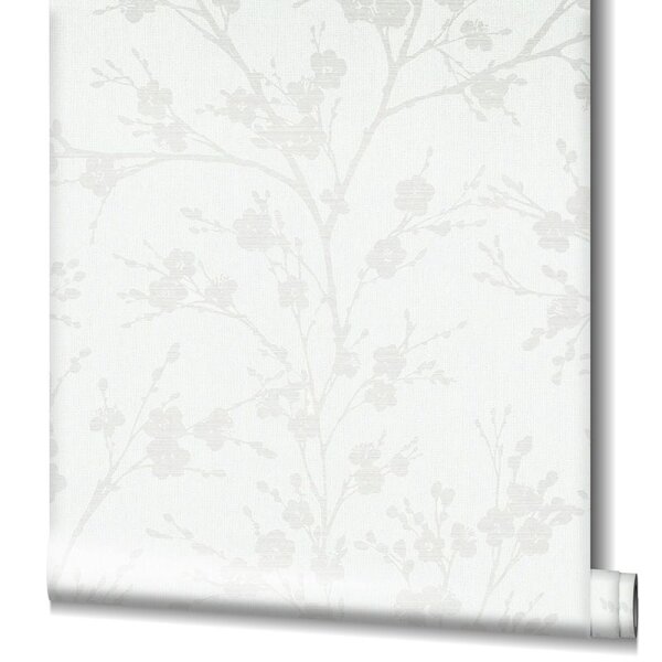 Tapete Beige, Creme, Weiß Novamur Vliestapete (82313)