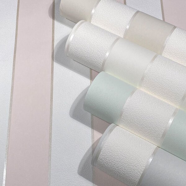 Tapete Grün, Weiß Novamur Vliestapete (82312)