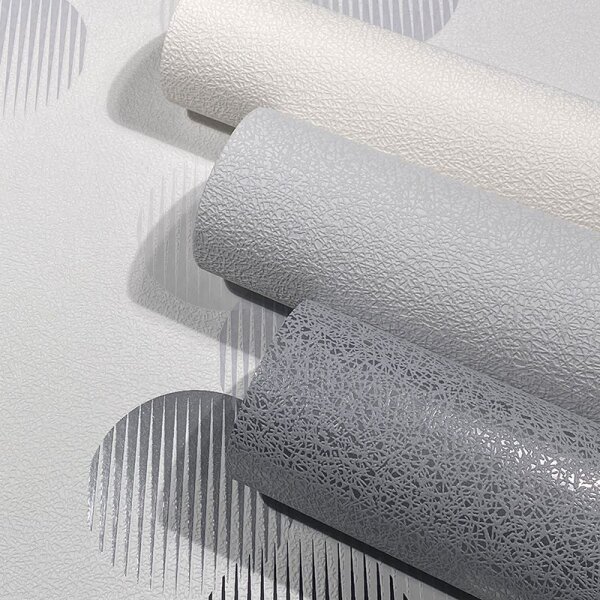 Tapete Weiß Novamur Vliestapete (82307)