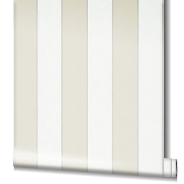 Tapete Greige, Weiß Novamur Vliestapete (82304)