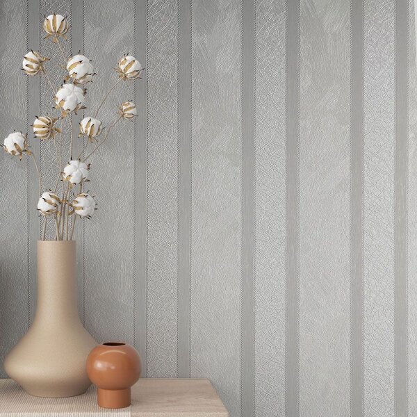 Tapete Grau, Silber Novamur Vliestapete (82285)