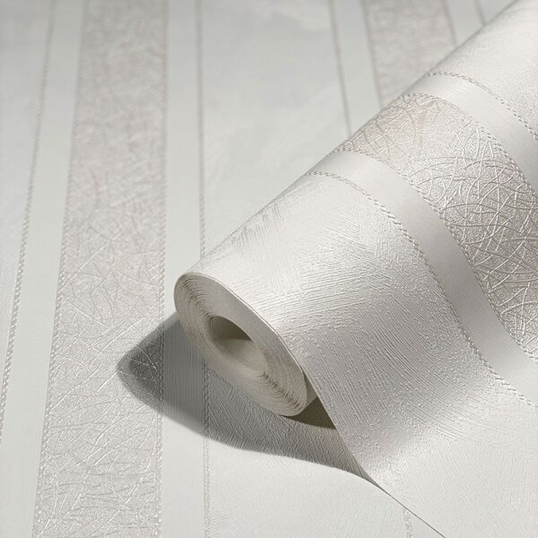 Tapete Weiß Novamur Vliestapete (82284)