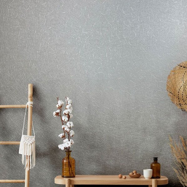 Tapete Grau, Silber Novamur Vliestapete (82283)